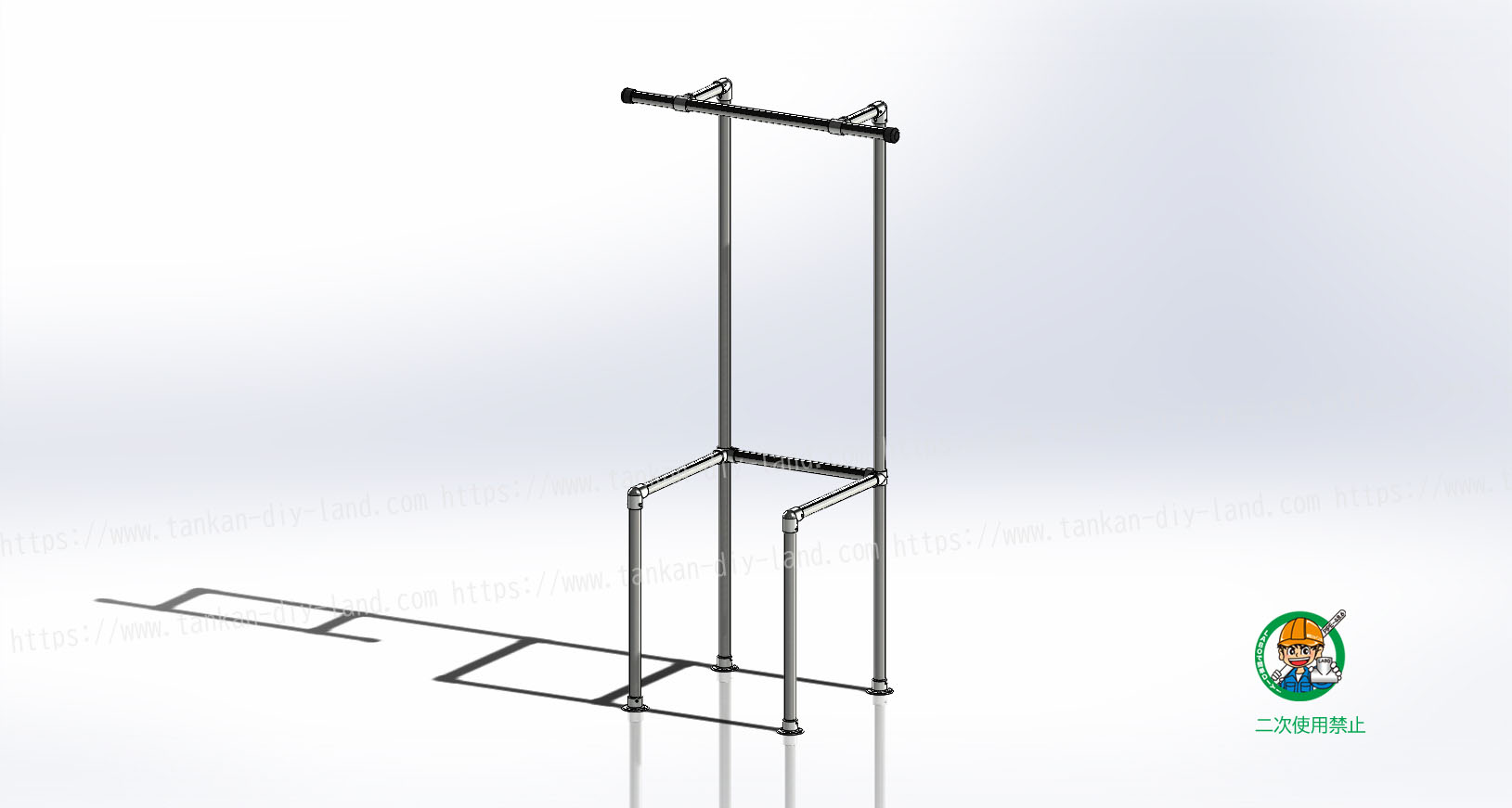 単管で手作り トレーニング用 チンニングスタンド トレーニング 2 単管パイプで作る 単管パイプのdiy向け 技術者向けの情報なら単管diyランド