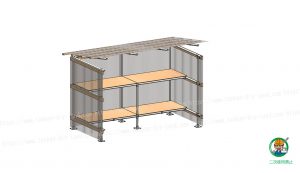 小屋断面、中の状態